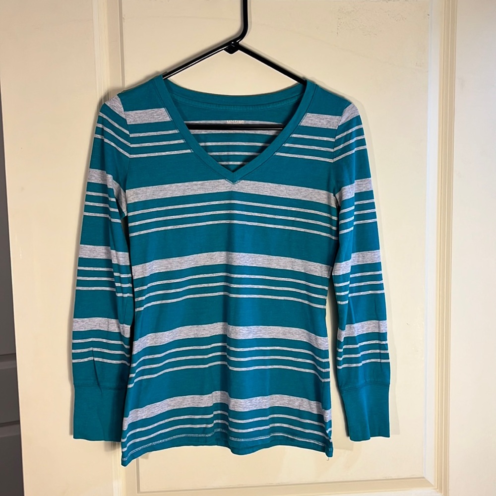 Woman’s Striped Long Sleeve Shirt